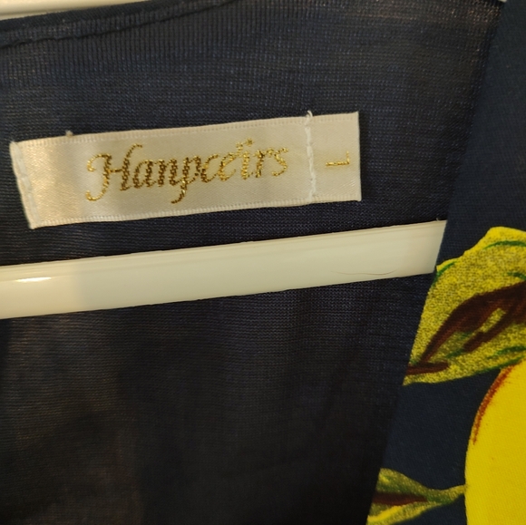 Hanpceirs Women's Cap Sleeve 1950s Retro Vintage Cocktail Swing Dress Pocket (L) - Picture 2 of 5